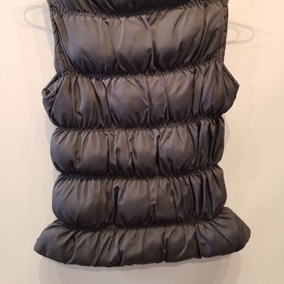 US Polo Association Puffer Vest Grey Green Down - like Full Zip Vest Size L - Picture 3 of 10